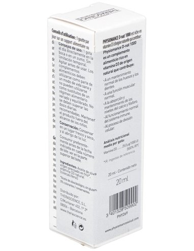 Physiomance D-Nat 1000 Gotas 20Ml. de Therascience