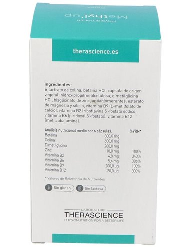 Physiomance Methyl Up 180Cap. de Therascience