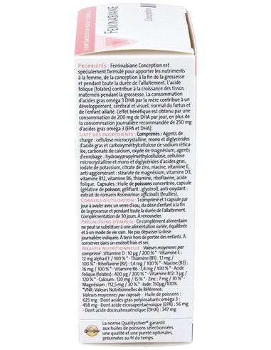 Feminabiane Concepción  30 comp-30 cáp de Pileje