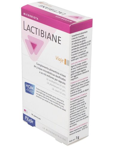 Lactibiane Voyage 14 cápsulas de Pileje