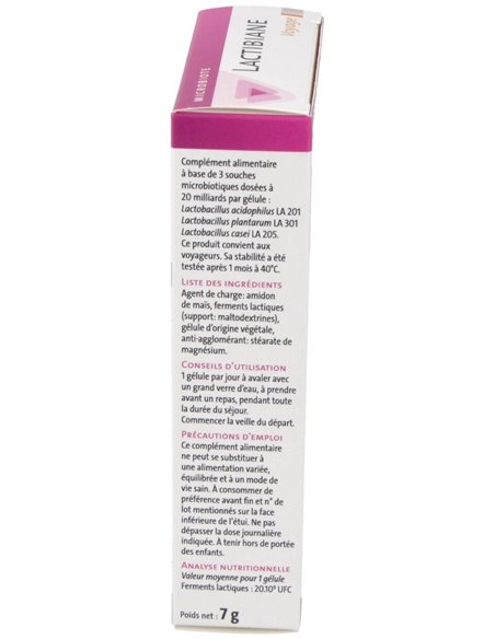 Lactibiane Voyage 14Cap. de Pileje