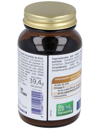 Omega 3 Mega Aceite De Krill  Envase 60 Perlas(30-60 Días) de Dielisa®
