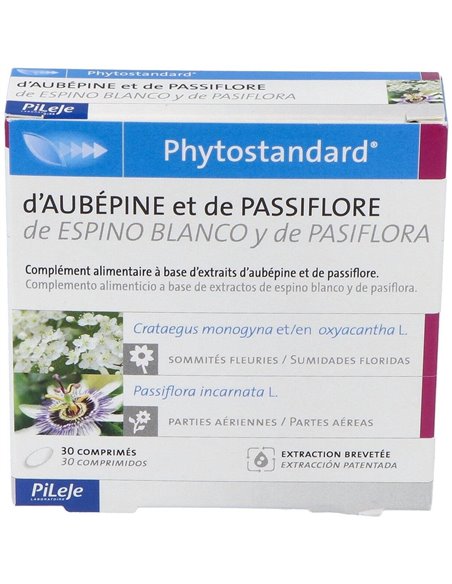 Phytostandard Espino Blanco-Pasiflora 30Comp. de Pileje