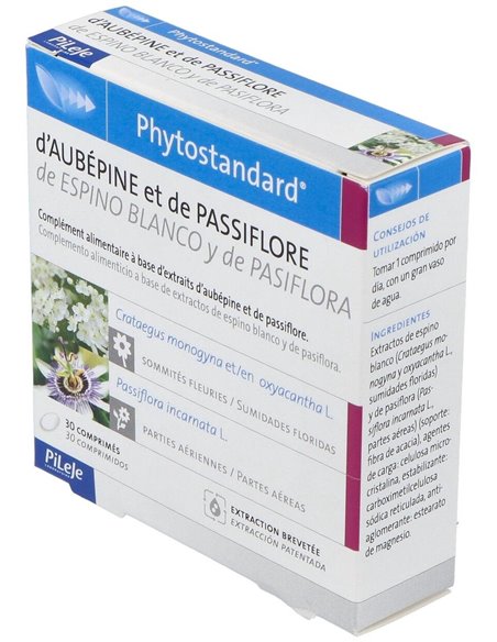 Phytostandard Espino Blanco-Pasiflora 30Comp. de Pileje