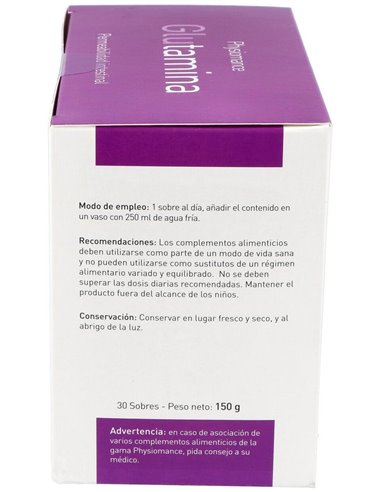 Physiomance Glutamina 30Sbrs. de Therascience