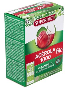 Acerola Bio 1000 24Comp.Masticables de Superdiet 2