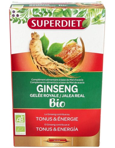 Ginseng+Jalea Real Bio 20Amp. de Superdiet
