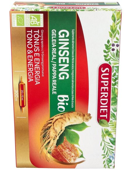 Ginseng+Jalea Real Bio 20Amp. de Superdiet