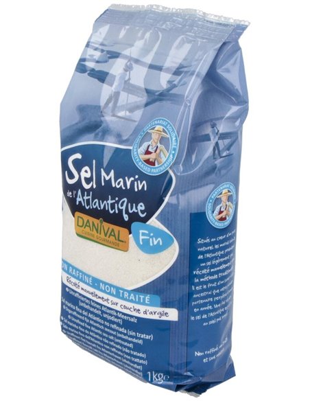 Sal Marina Atlantica Fina Sin Refinar 1Kg. de Danival