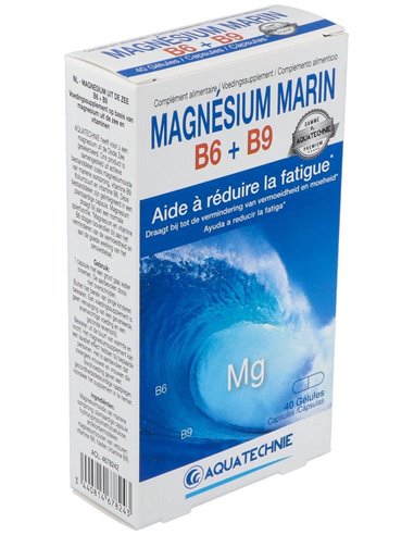 Magnesio Marino+B6+B9 40Cap. Biotechnie de Biover