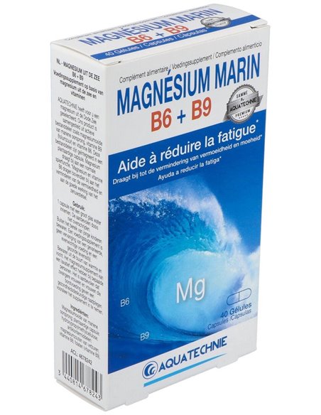 Magnesio Marino+B6+B9 40Cap. Biotechnie de Biover