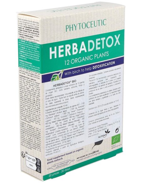 Herbadetox Bio  20 Amp de  Phytoceutic