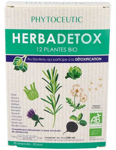 Herbadetox Bio (Herbadraine) 20Amp. Phytoceutic de Phytoceutic