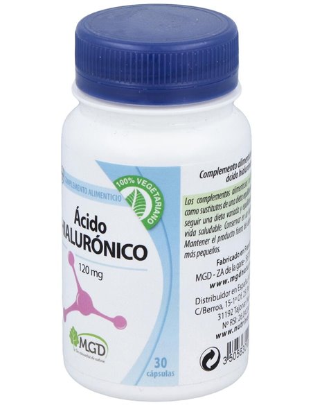 Ácido Hialurónico 120 Mg     30 VCáps de Mgd