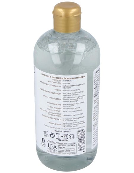 Agua Micelar Antiedad Hialuronico-Argan 500Ml. Bio de So´Bio Etic