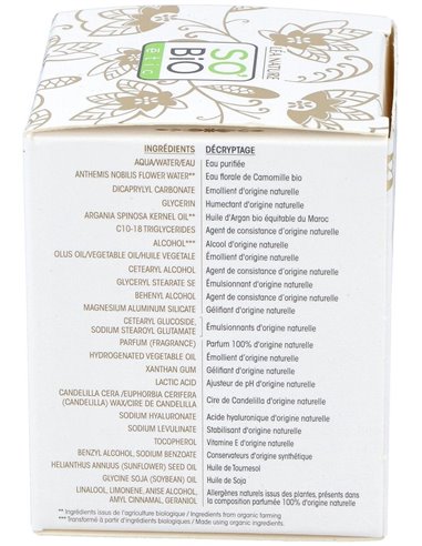 Crema De Dia Antiedad Hialuronico-Argan 50Ml. Bio de So´Bio Etic