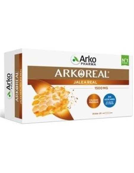Arkoreal Jalea Real 1500Mg 20Amp. S/A de Arkopharma
