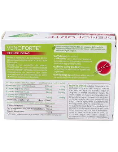 Venoforte 30Cap. de Arkopharma