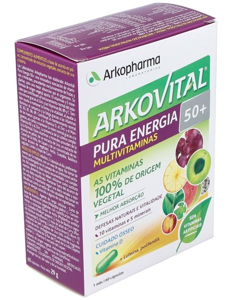 Arkovital Pura Energia Senior +50 60Cap. de Arkopharma