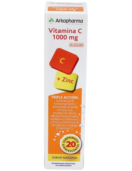 Arkovital Vitamina C 1000Mg 20Comp Efervescentes. de Arkopharma