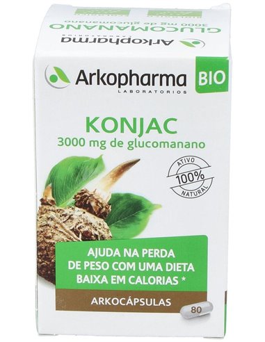 Glucomanano 80Arkocapsulas. Bio de Arkopharma