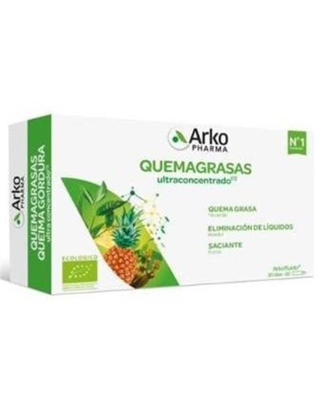 Arkofluido Quemagrasas 20Amp. Bio de Arkopharma