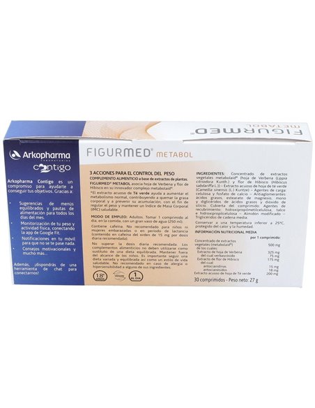 Figurmed Metabol 30Cap. de Arkopharma