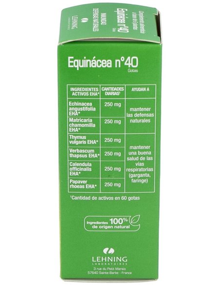 Echinacea Nº40 60Ml. de Lehning