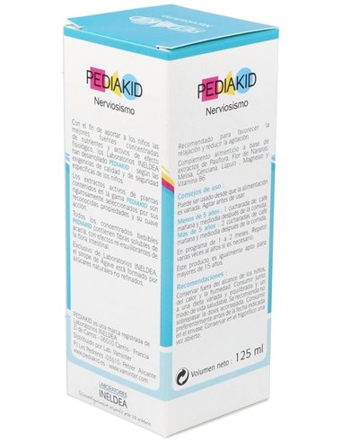 Pediakid Nerviosismo Jarabe 125Ml. de Ineldea