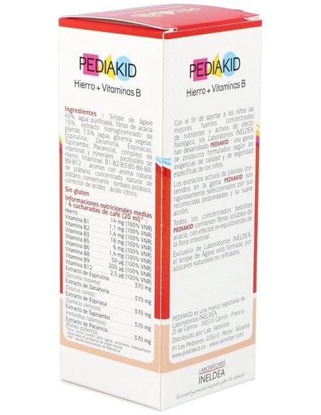 Pediakid Hierro-Vit.B Jarabe 125Ml. de Ineldea