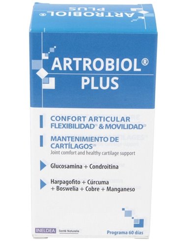 Artrobiol Plus Glucosamina+Condroitina 120Cap. de Ineldea