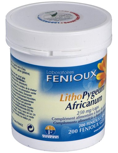 Litho Pygeum Africanum 250Mg. 200Cap. de Fenioux
