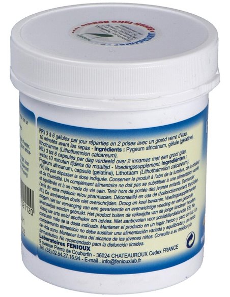 Litho Pygeum Africanum 250Mg. 200Cap. de Fenioux