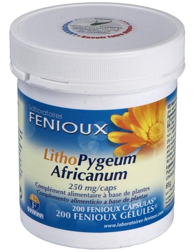 Litho Pygeum Africanum 250Mg. 200Cap. de Fenioux