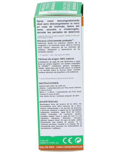 Spray Nasal Descongestivo 15Ml. de Puressentiel