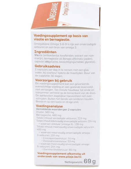 Omegabiane 3-6-9 100 cápsulas de Pileje