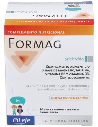 Formag Infantil Sabor Fresa 20Stick de Pileje