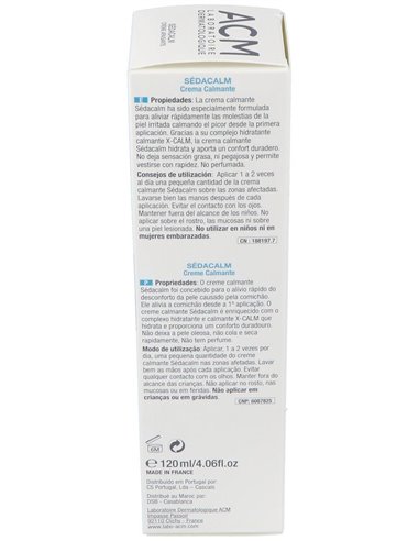 Sedacalm Crema Calmante 120Ml. de Acm Laboratoires
