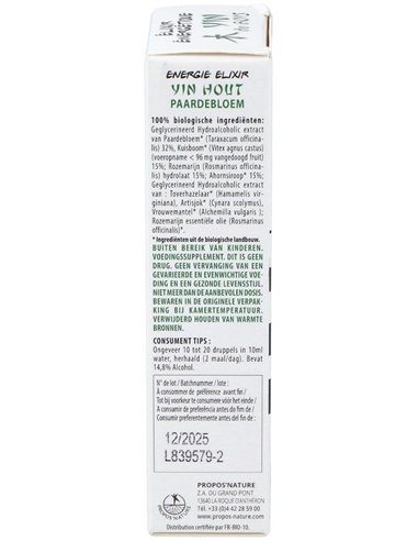 Elixir Nº2 Yin De La Madera Eco 50Ml de 5 Saisons