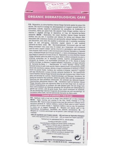 Crema Nutricion Intensa 40Gr. Bio de Gamarde