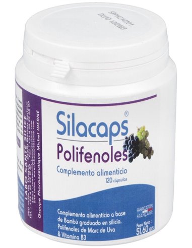 Silacaps Polifenoles Vascular 120Caps. de Labo Sante Silice