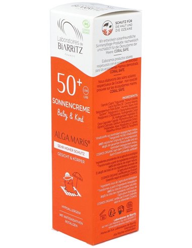 Crema Solar Niños Spf50+ 100Ml. Bio de Alga Maris - Lab. Biarritz