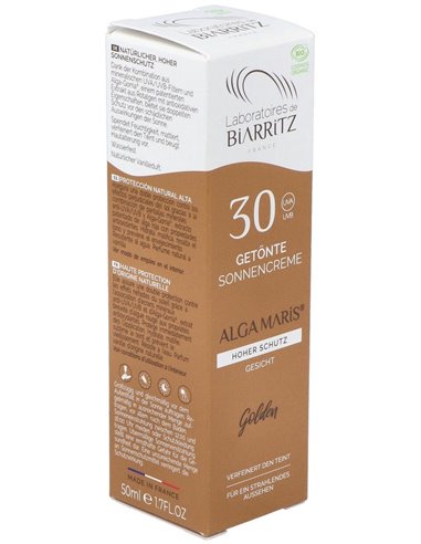 Crema Facial Color Dorado Spf30 50Ml. de Alga Maris - Lab. Biarritz