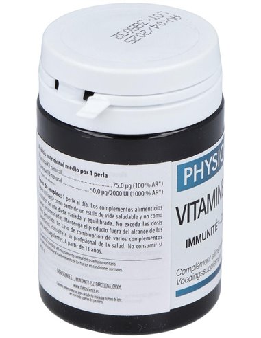 Physiomance Vitamina D3+K2 60Cap. de Physiomance