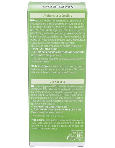 Aceite Anticelulitico De Abedul 100Ml. de Weleda