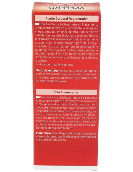Aceite Corporal De Granada Regenerador 100Ml. de Weleda