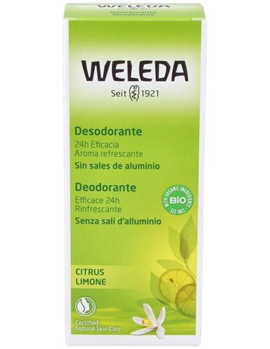 Desodorante Spray de Citrus 100ml  de Weleda