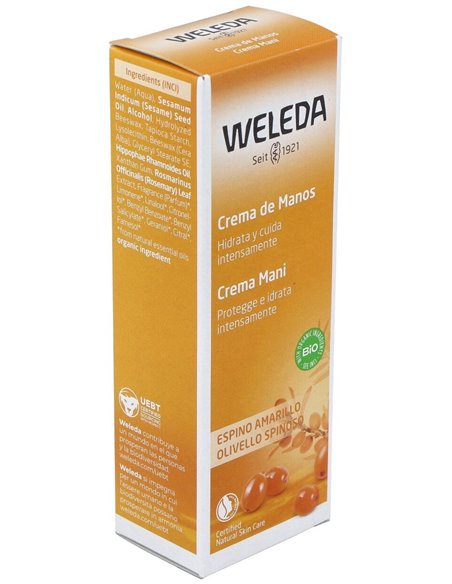 Crema De Manos De Espino Amarillo Hidratante 50Ml. de Weleda