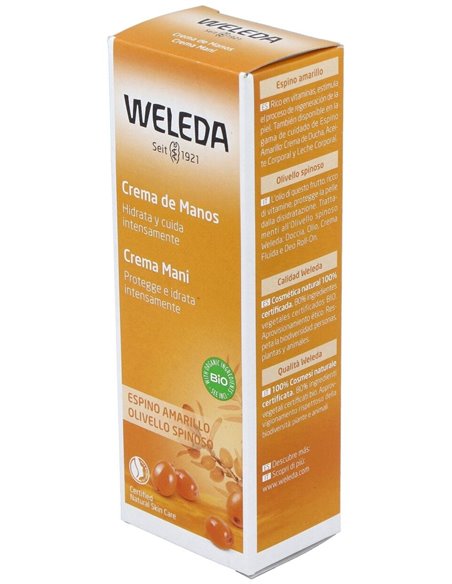 Crema de Manos Hidratante de Espino Amarillo 50ml  de Weleda