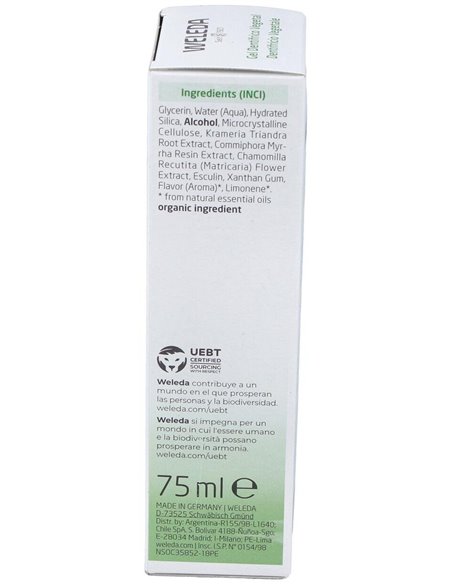 Gel Dentífrico Vegetal 75ml  de Weleda